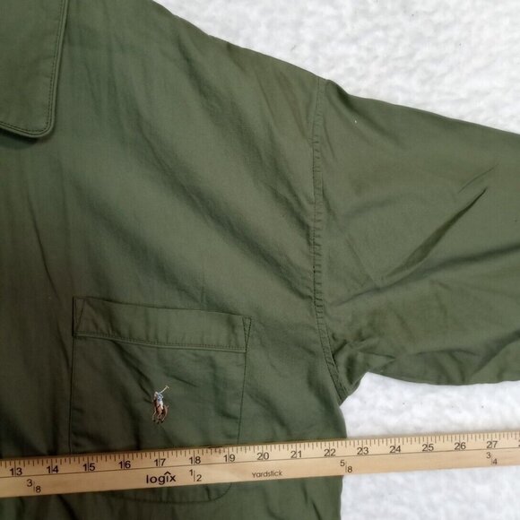 Polo Ralph Lauren Sleep Shirt Pajama Top Mens  M Long Sleeve Sleepwear Button Up - Picture 6 of 10